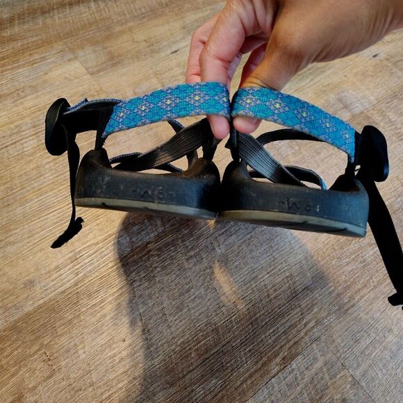 CHACO ZX/2 Sandals Shoes Waterp Gorp Hiking Strap Buckle Blue Diamond WOMEN'S 6 - Picture 4 of 8
